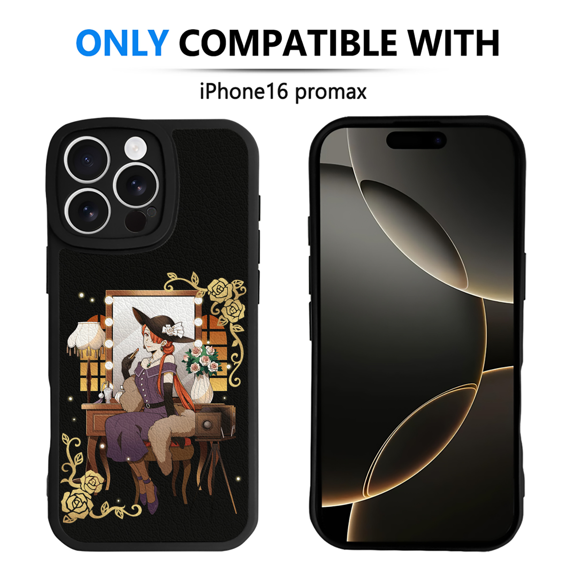 （画像用） 文豪ストレイドッグス Bungo Stray Dogs 【iPhone 16シリーズ対応】シリコンスマホケース（レザー調） 材質：シリコン